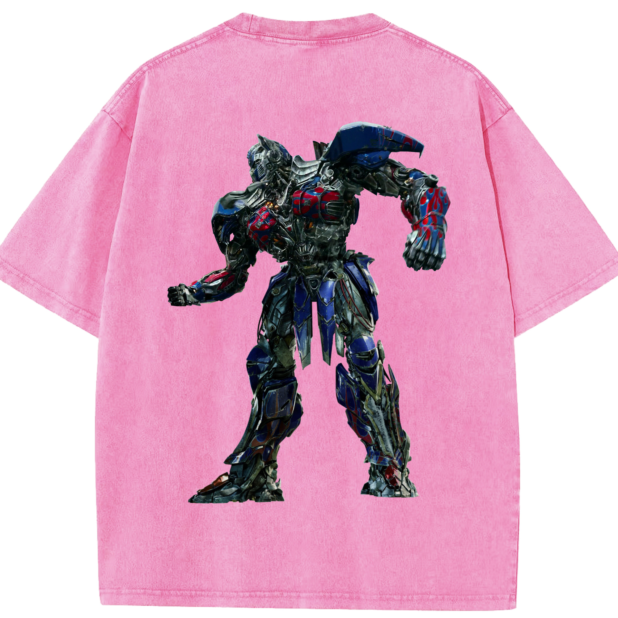 （画像用）  綿100% ヴィンテージ風 半袖Tシャツ（背面プリント）
